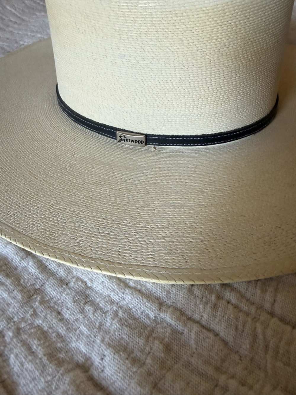 Atwood wide brim straw hat - Picture 2 of 9